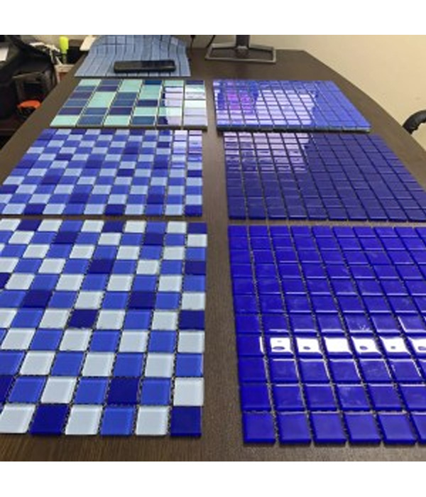 Swimming Pool Glass Tiles Code AB-T-1412