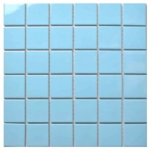 Light Blue Ceramic Mosaic Tiles